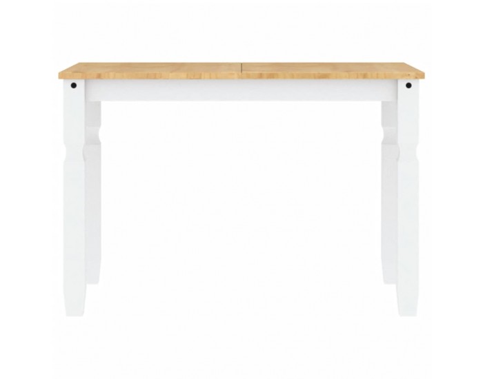 Sonata H Тоалетка Corona, бяла, 112x60x75 см, бор масив