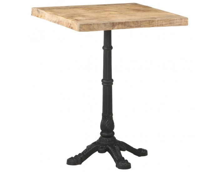 Sonata H Бистро маса, квадратна, 60x60x77 см, грубо мангово дърво