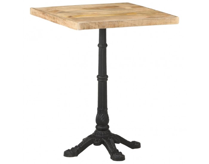 Sonata H Бистро маса, квадратна, 60x60x77 см, грубо мангово дърво