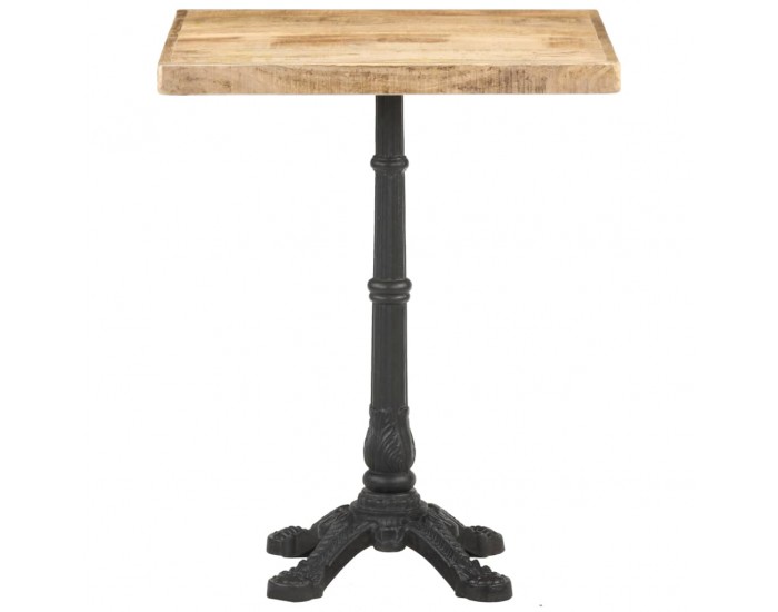 Sonata H Бистро маса, квадратна, 60x60x77 см, грубо мангово дърво