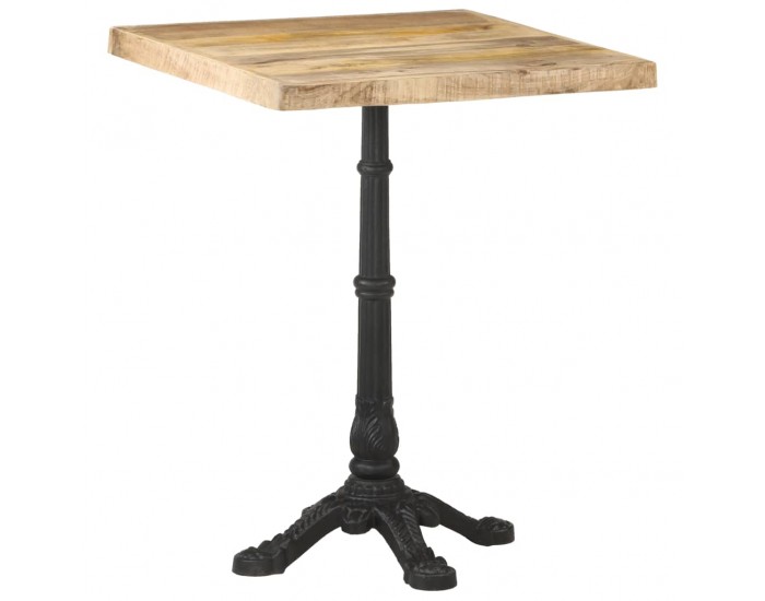 Sonata H Бистро маса, квадратна, 60x60x77 см, грубо мангово дърво