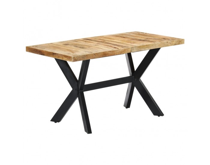 Sonata H Трапезна маса, 140x70x75 cм, грубо мангово дърво масив