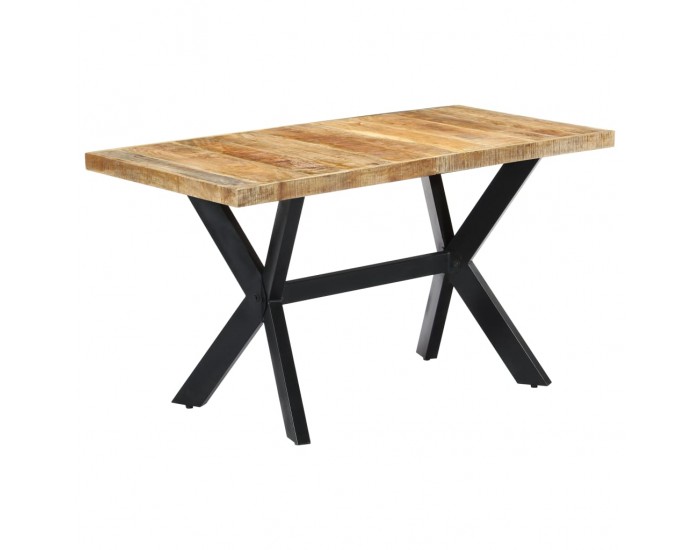 Sonata H Трапезна маса, 140x70x75 cм, грубо мангово дърво масив