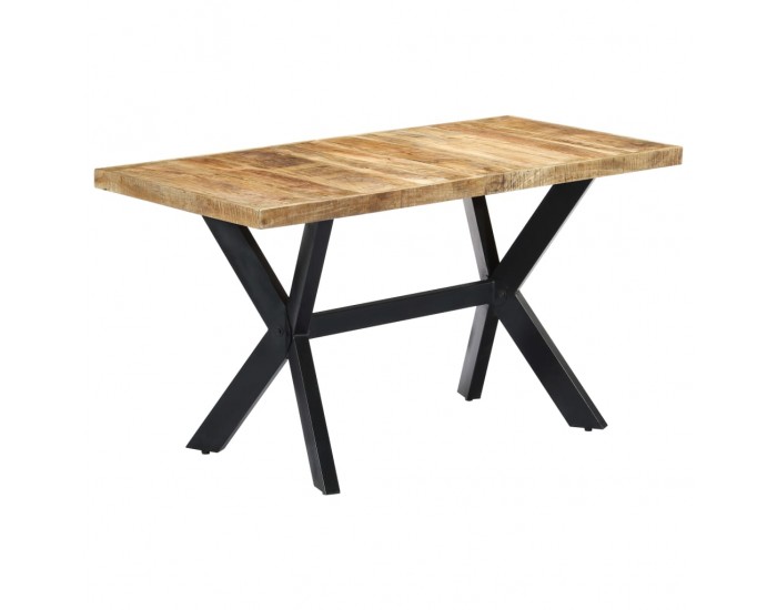 Sonata H Трапезна маса, 140x70x75 cм, грубо мангово дърво масив