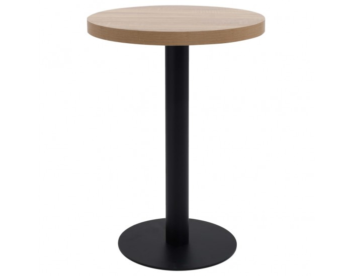 Sonata H Бистро маса, светлокафява, 60 см, МДФ