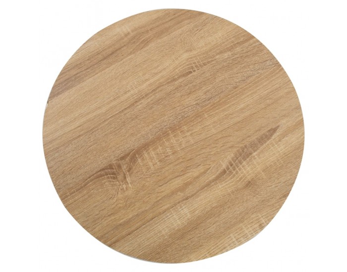 Sonata H Бистро маса, светлокафява, 60 см, МДФ