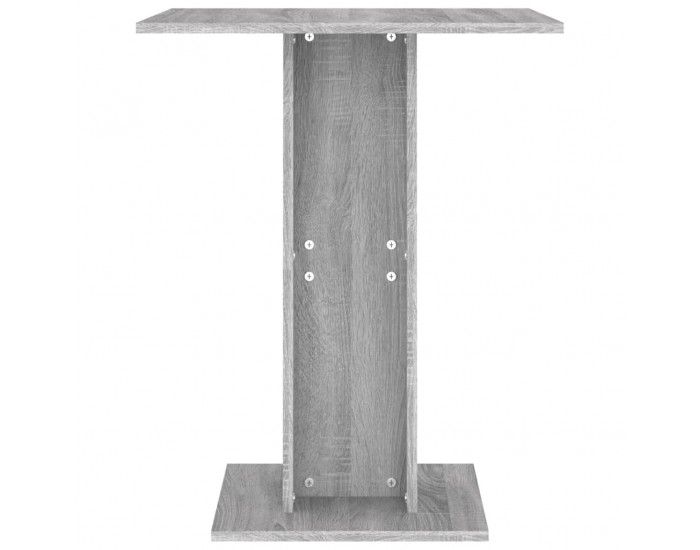 Sonata H Бистро маса, сив сонома, 60x60x75 см, инженерна дървесина