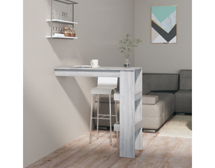 Sonata H Стенна сив сонома 102x45x103,5 см, инженерно дърво