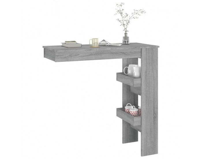 Sonata H Стенна сив сонома 102x45x103,5 см, инженерно дърво