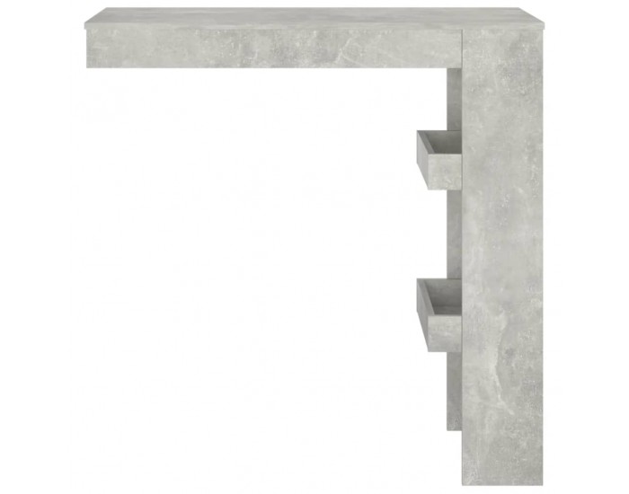 Sonata H Стенна бар маса,Бетонно сиво, 102x45x103,5 см, инженерно дърво