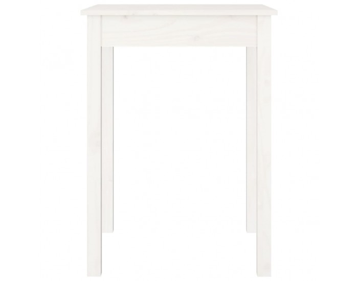 Sonata H Трапезна маса,Бяло,55x55x75см, борово дърво масив