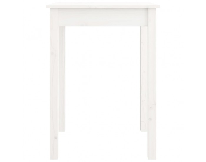 Sonata H Трапезна маса,Бяло,55x55x75см, борово дърво масив