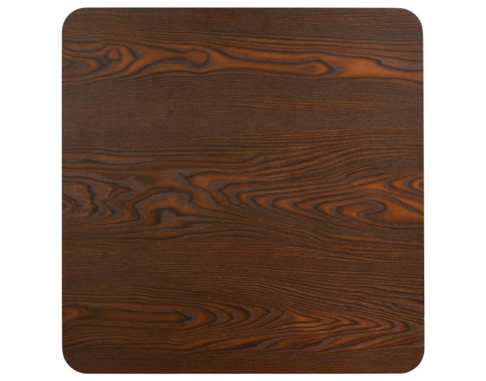 Sonata H Бистро маса, тъмнокафява, 50x50 см, МДФ