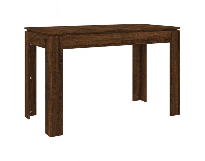 Sonata H Трапезна маса, кафяв дъб, 120x60x76 см, инженерно дърво
