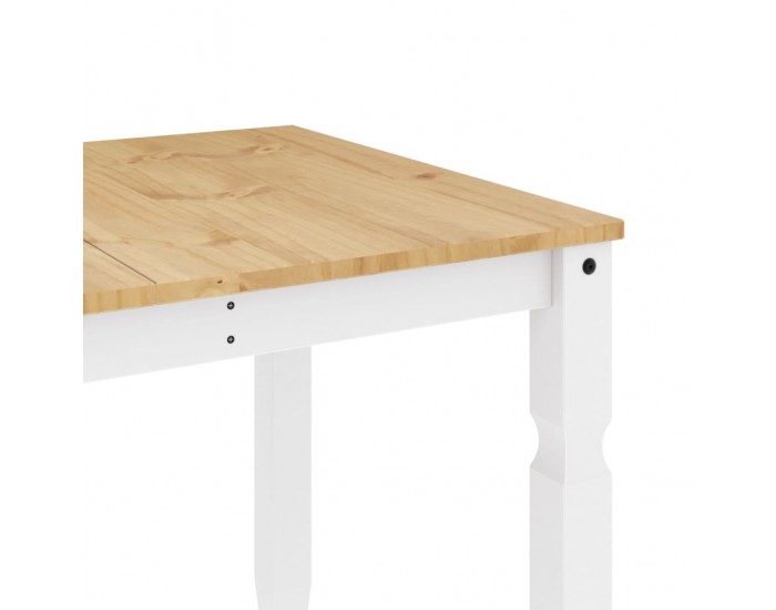 Sonata H Тоалетка Corona, бяла, 160x80x75 см, бор масив