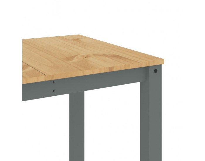 Sonata H Трапезна маса Panama сива 160x80x75 см бор масив