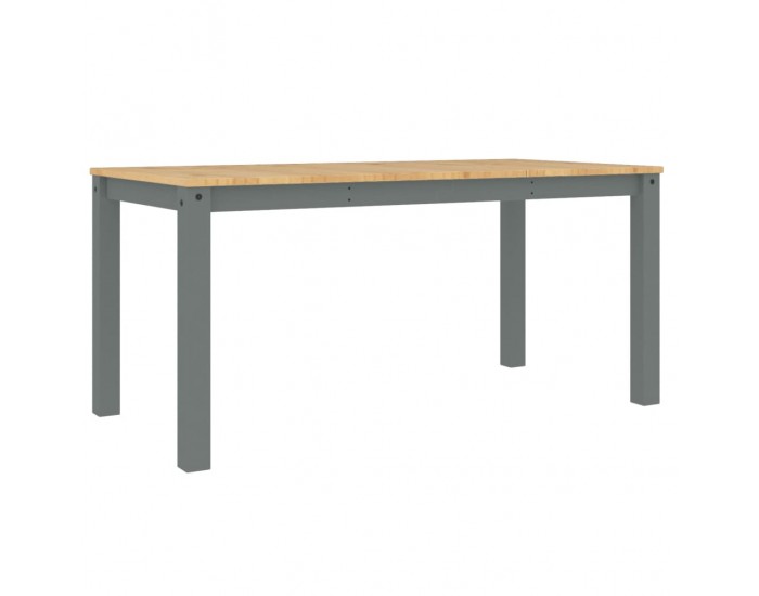Sonata H Трапезна маса Panama сива 160x80x75 см бор масив