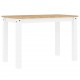 Sonata H Трапезна маса Panama бяла 117x60x75 см бор масив