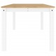 Sonata H Трапезна маса Panama бяла 180x90x75 см бор масив