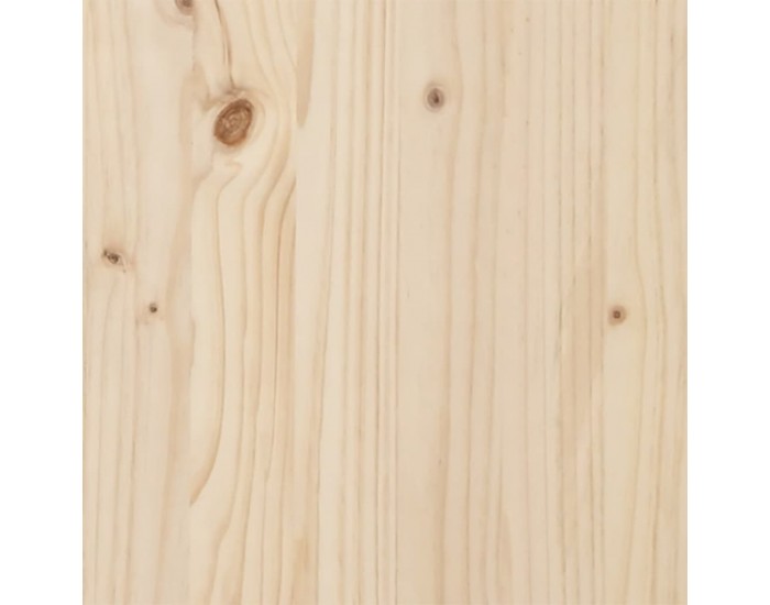 Sonata H Трапезна маса Y-образна рамка 60x60x75 см бор масив и чугун