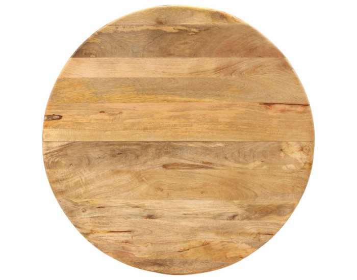 Sonata H Трапезна маса, Ø110x78 cм, мангово дърво масив и стомана