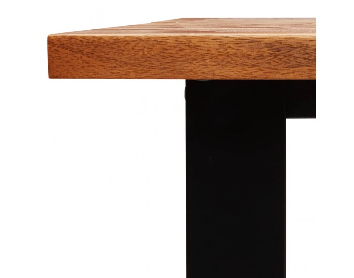 Sonata H Трапезна маса с жив ръб 180x90x75 см масивна акация