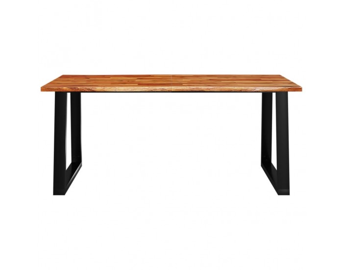 Sonata H Трапезна маса с жив ръб 180x90x75 см масивна акация