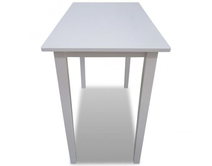 Sonata H Дървена бар маса, бяла