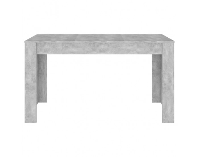 Sonata H Трапезна маса, бетонно сива, 140x74,5x76 см, инженерно дърво