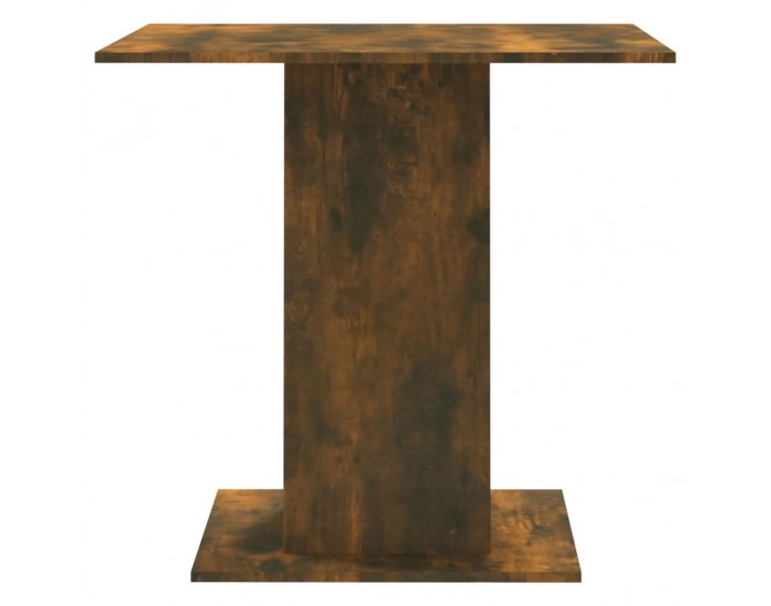 Sonata H Трапезна маса, опушен дъб, 80x80x75 см, инженерно дърво