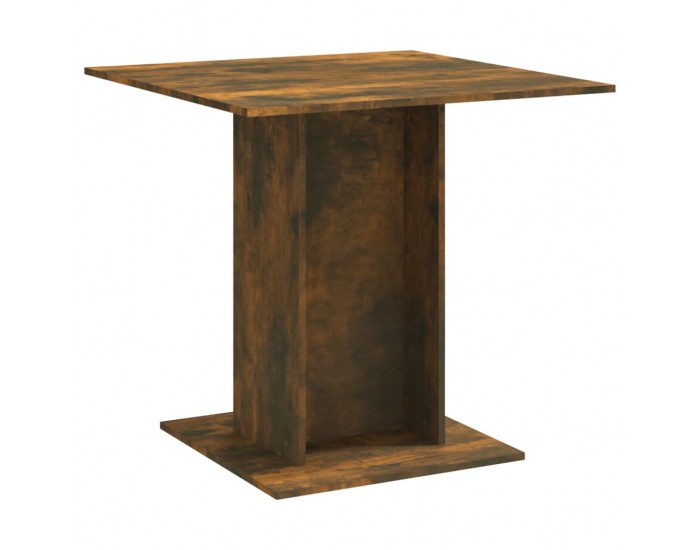 Sonata H Трапезна маса, опушен дъб, 80x80x75 см, инженерно дърво