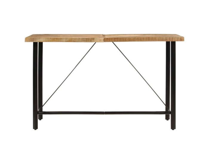 Sonata H Бар маса 180x70x107 см масивно мангово дърво и желязо