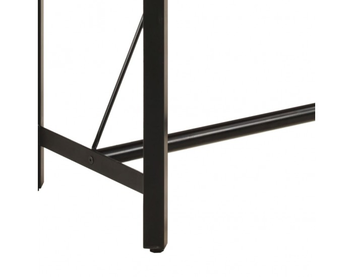 Sonata H Бар маса 180x70x107 см масивно мангово дърво и желязо