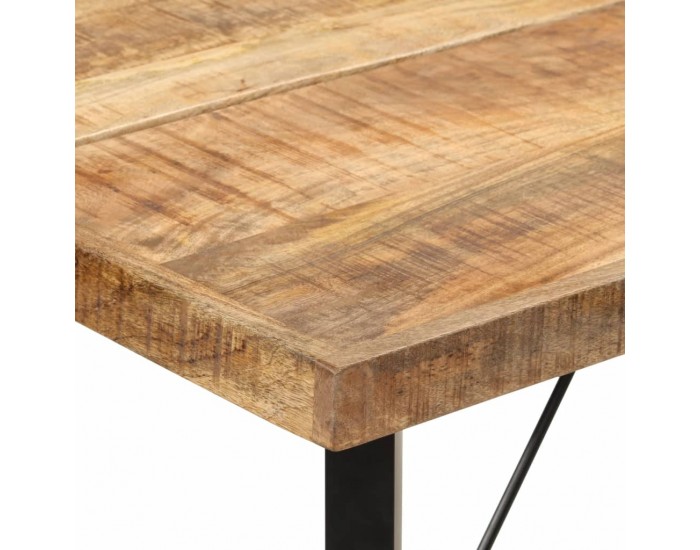 Sonata H Бар маса 180x70x107 см масивно мангово дърво и желязо