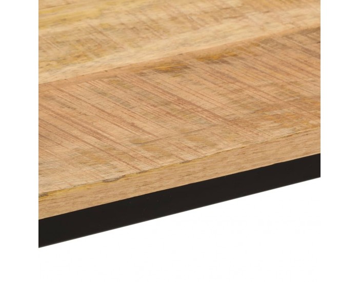 Sonata H Трапезна маса, 110x55x75 cм, грубо мангово дърво масив и желязо