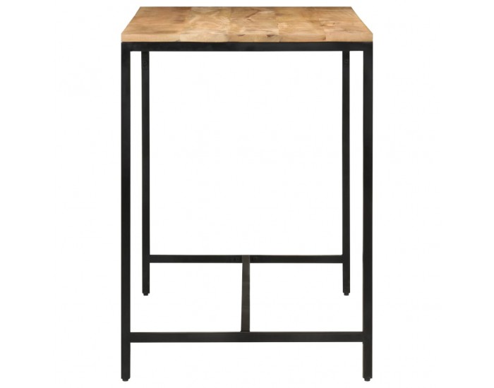 Sonata H Трапезна маса, 110x55x75 cм, грубо мангово дърво масив и желязо