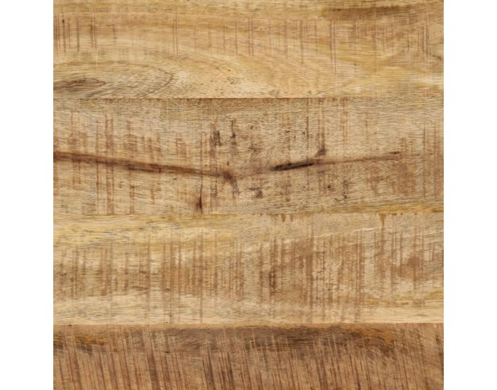 Sonata H Трапезна маса, 110x55x75 cм, грубо мангово дърво масив и желязо