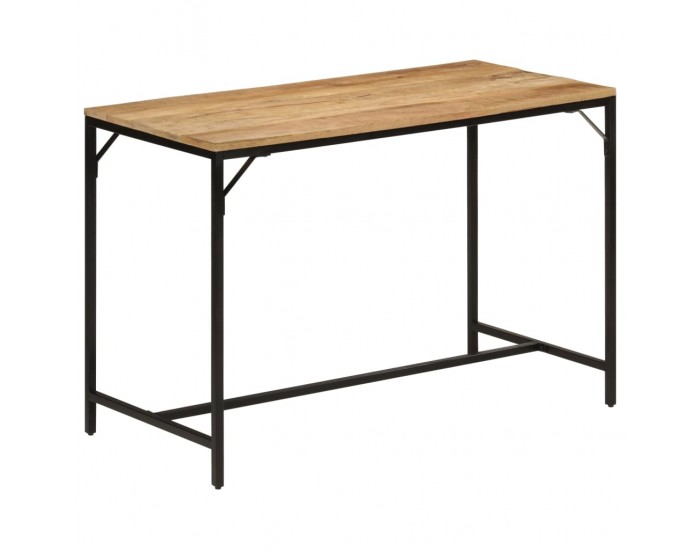 Sonata H Трапезна маса, 110x55x75 cм, грубо мангово дърво масив и желязо