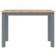 Sonata H Трапезна маса Panama сива 117x60x75 см бор масив