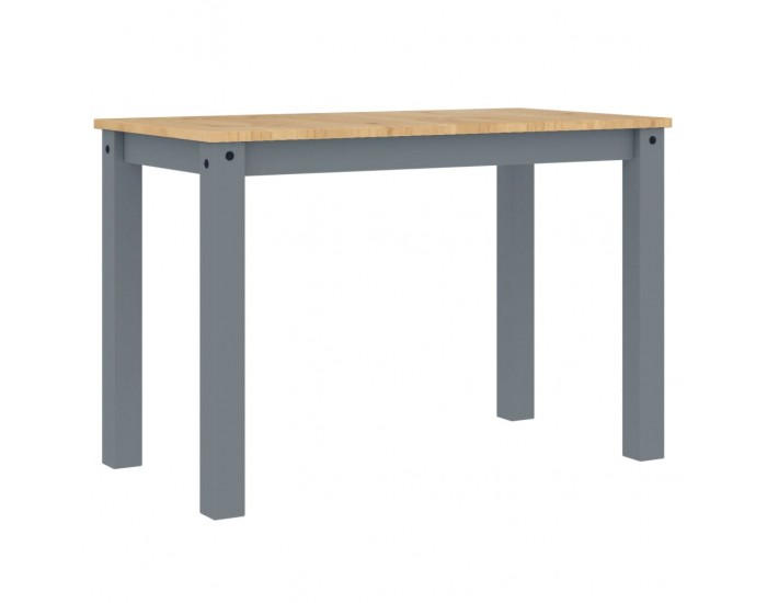 Sonata H Трапезна маса Panama сива 117x60x75 см бор масив