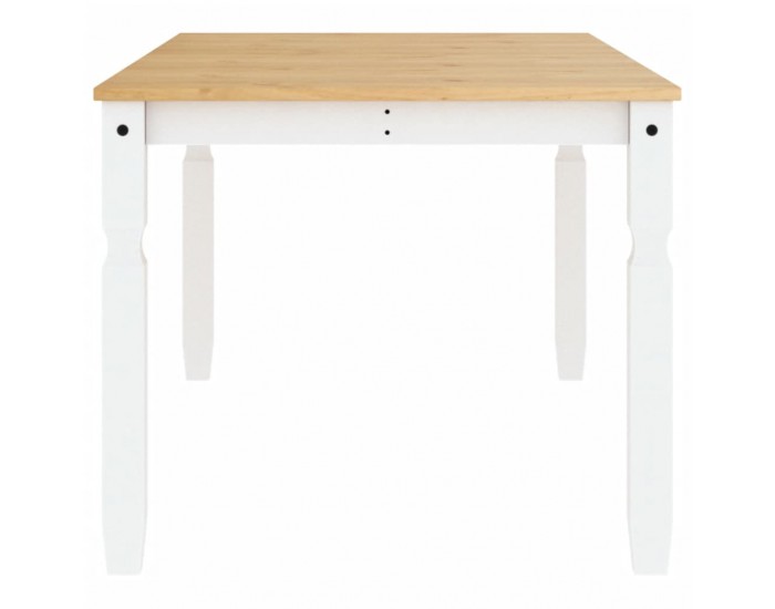 Sonata H Тоалетка Corona, бяла, 180x90x75 см, бор масив