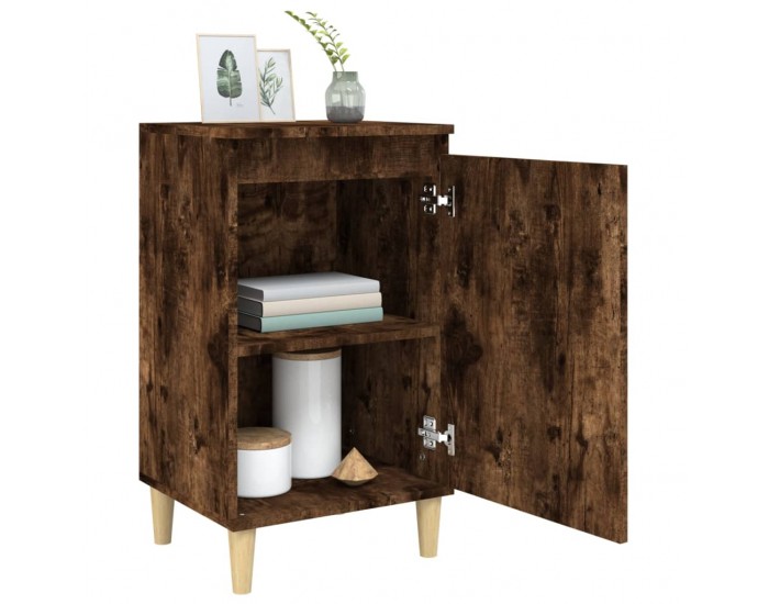 Sonata H Нощно шкафче, опушен дъб, 40x35x70 см, инженерно дърво