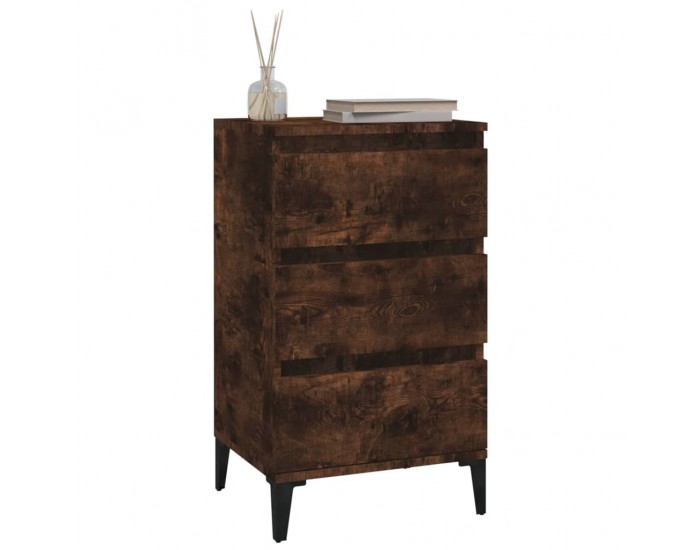 Sonata H Нощно шкафче, опушен дъб, 40x35x70 см, инженерно дърво