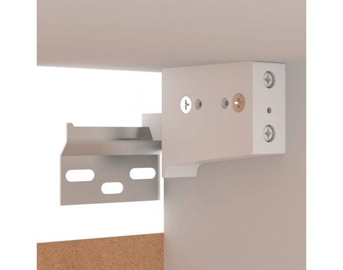 Sonata H Нощно шкафче, бялo, 30,5x30x30 см, инженерно дърво