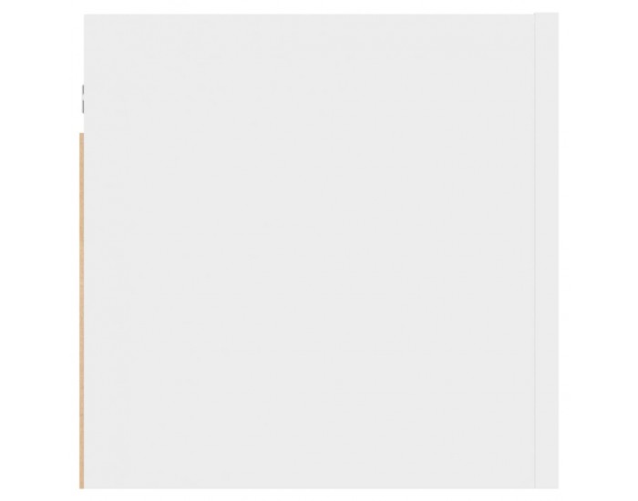 Sonata H Нощно шкафче, бялo, 30,5x30x30 см, инженерно дърво