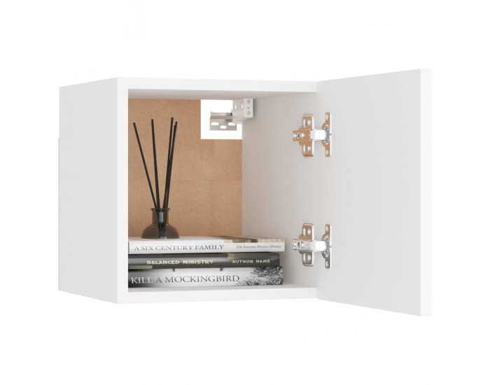 Sonata H Нощно шкафче, бялo, 30,5x30x30 см, инженерно дърво