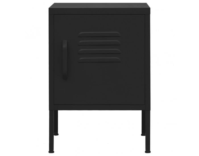 Sonata H Нощно шкафче, черно, 35х35х51 см, стомана