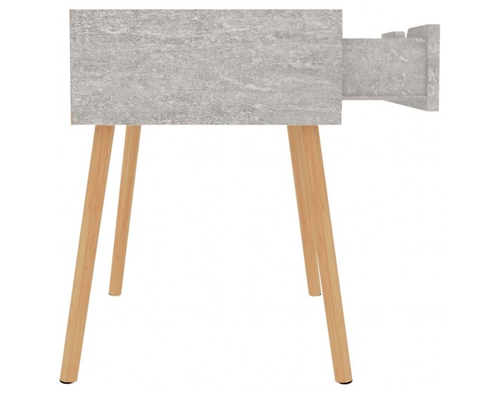 Sonata H Нощно шкафче, бетонно сиво, 40x40x56 см, инженерно дърво