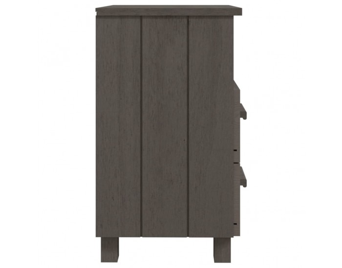 Sonata H Нощно шкафче HAMAR, светлосиво, 40x35x62 см, борово дърво масив