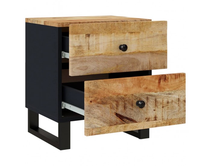 Sonata H Нощни шкафчета, 2 бр, 40x33x46 см, манго масив